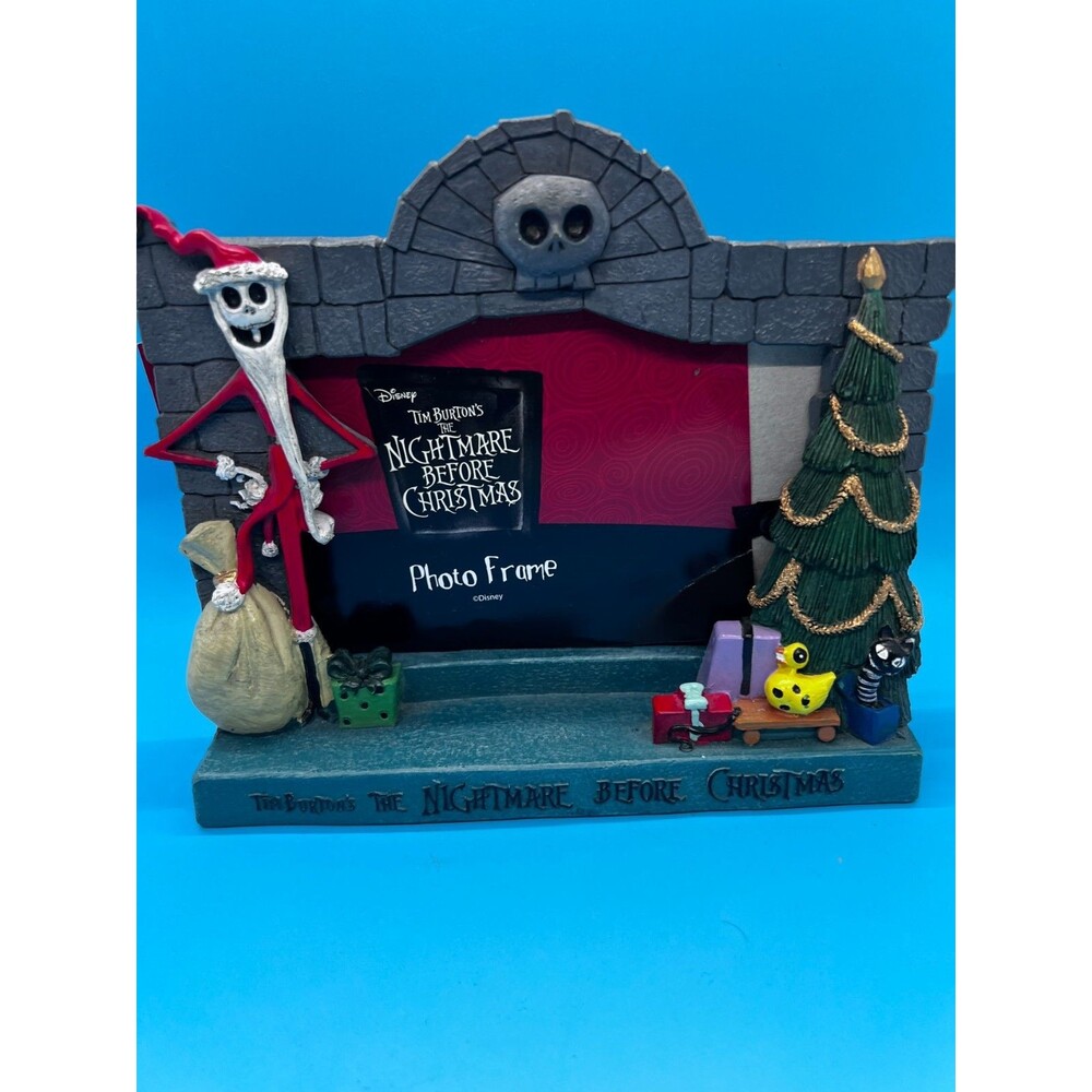 Disney The Nightmare Before Christmas Photo Picture Frame Santa no glass heavy